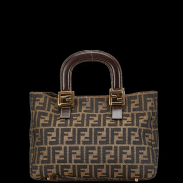 Brown Canvas Fendi Handbag