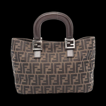 Brown Canvas Fendi Handbag