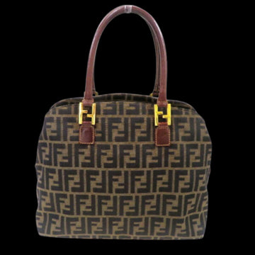 Brown Canvas Fendi Handbag