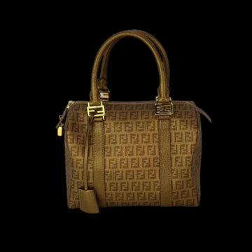 Brown Canvas Fendi Handbag