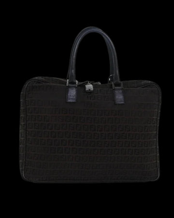 Brown Canvas Fendi Handbag