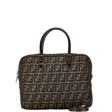 Brown Canvas Fendi Handbag