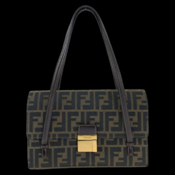 Brown Canvas Fendi Handbag