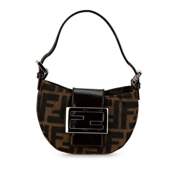Brown Canvas Fendi Handbag