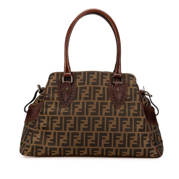 Brown Canvas Fendi Handbag