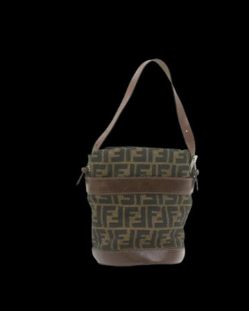 Brown Canvas Fendi Handbag
