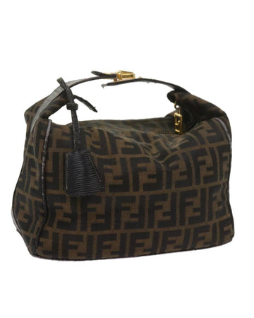Brown Canvas Fendi Handbag