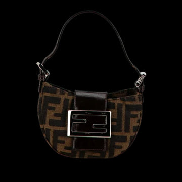Brown Canvas Fendi Handbag