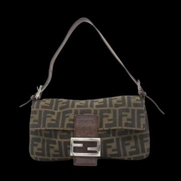 Brown Canvas Fendi Handbag