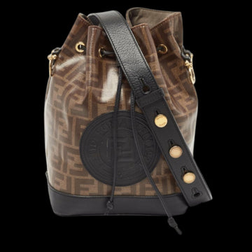 Brown Canvas Fendi Mon Tresor