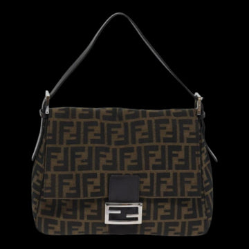 Brown Canvas Fendi Mamma Bag
