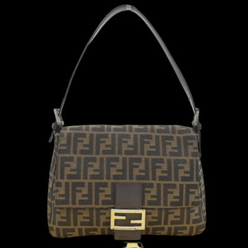 Brown Canvas Fendi Mamma Bag