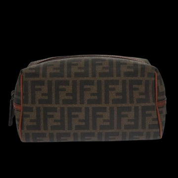 Brown Canvas Fendi Pouch