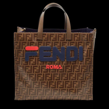 Brown Canvas Fendi Tote