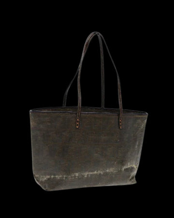 Brown Canvas Fendi Tote