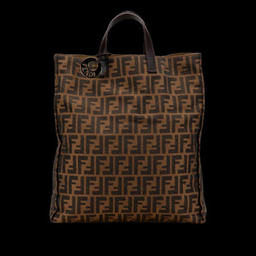 Brown Canvas Fendi Tote