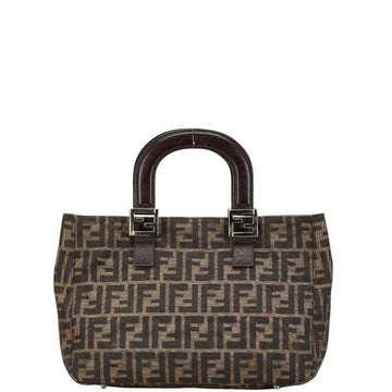 Brown Canvas Fendi Tote