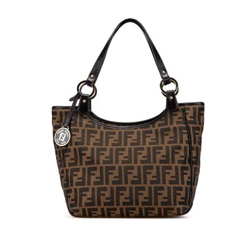 Brown Canvas Fendi Tote
