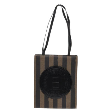 Brown Canvas Fendi Tote