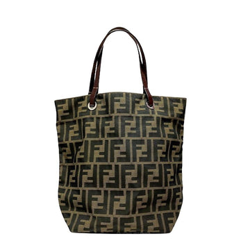 Brown Canvas Fendi Tote