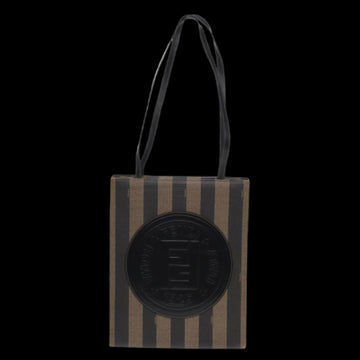 Brown Canvas Fendi Tote