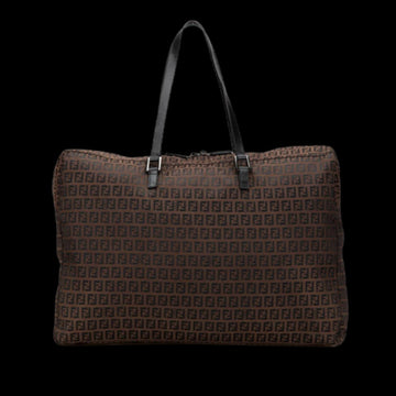 Brown Canvas Fendi Travel Bag