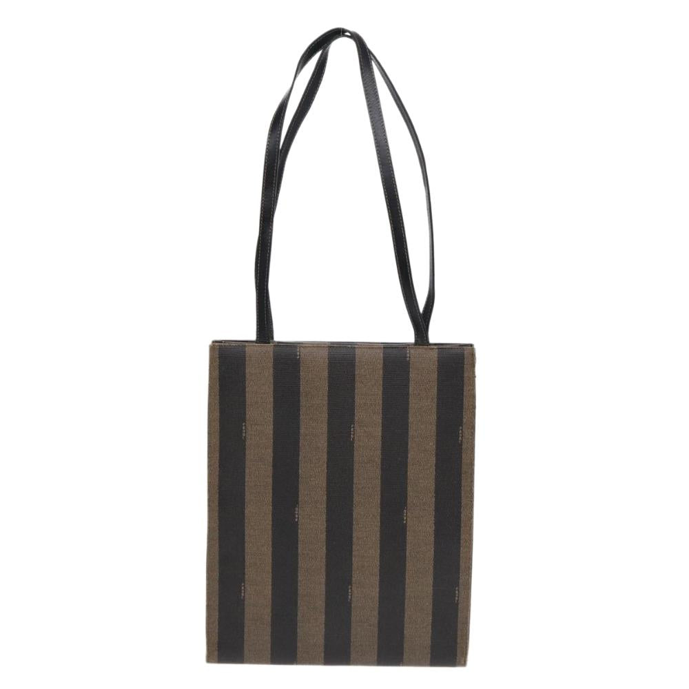 Brown Canvas Fendi Tote