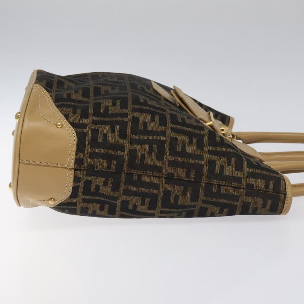 Brown Canvas Fendi Tote