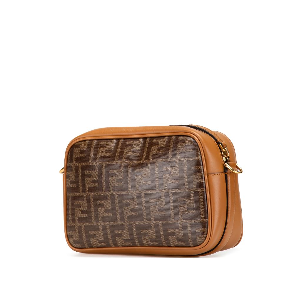 Brown Fabric Fendi Crossbody Bag