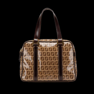 Brown Fabric Fendi Handbag
