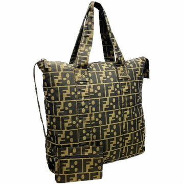 Brown Fabric Fendi Zucca Pochette