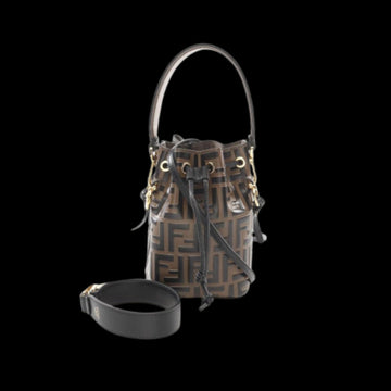 Brown Leather Fendi Mon Tresor