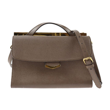 Brown Leather Fendi Handbag