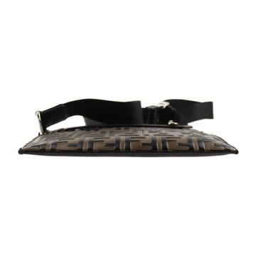 Brown Leather Fendi Shoulder Bag