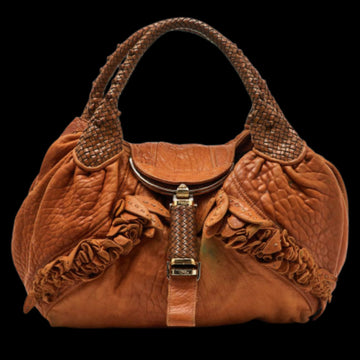 Brown Leather Fendi Handbag