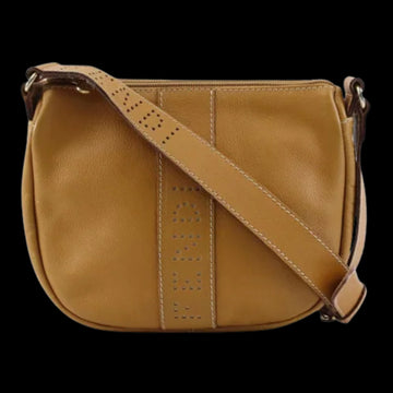 Brown Leather Fendi Shoulder Bag