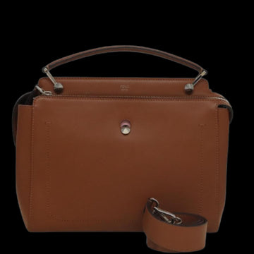 Brown Leather Fendi Handbag