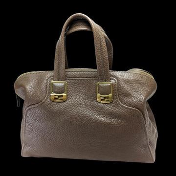 Brown Leather Fendi Handbag