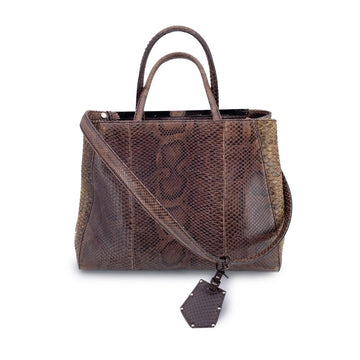 Brown Leather Fendi Tote