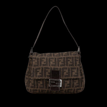 Brown Leather Fendi Mamma Bag