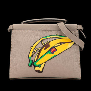 Brown Leather Fendi Peekaboo