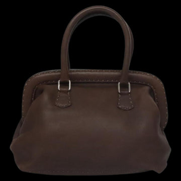 Brown Leather Fendi Handbag