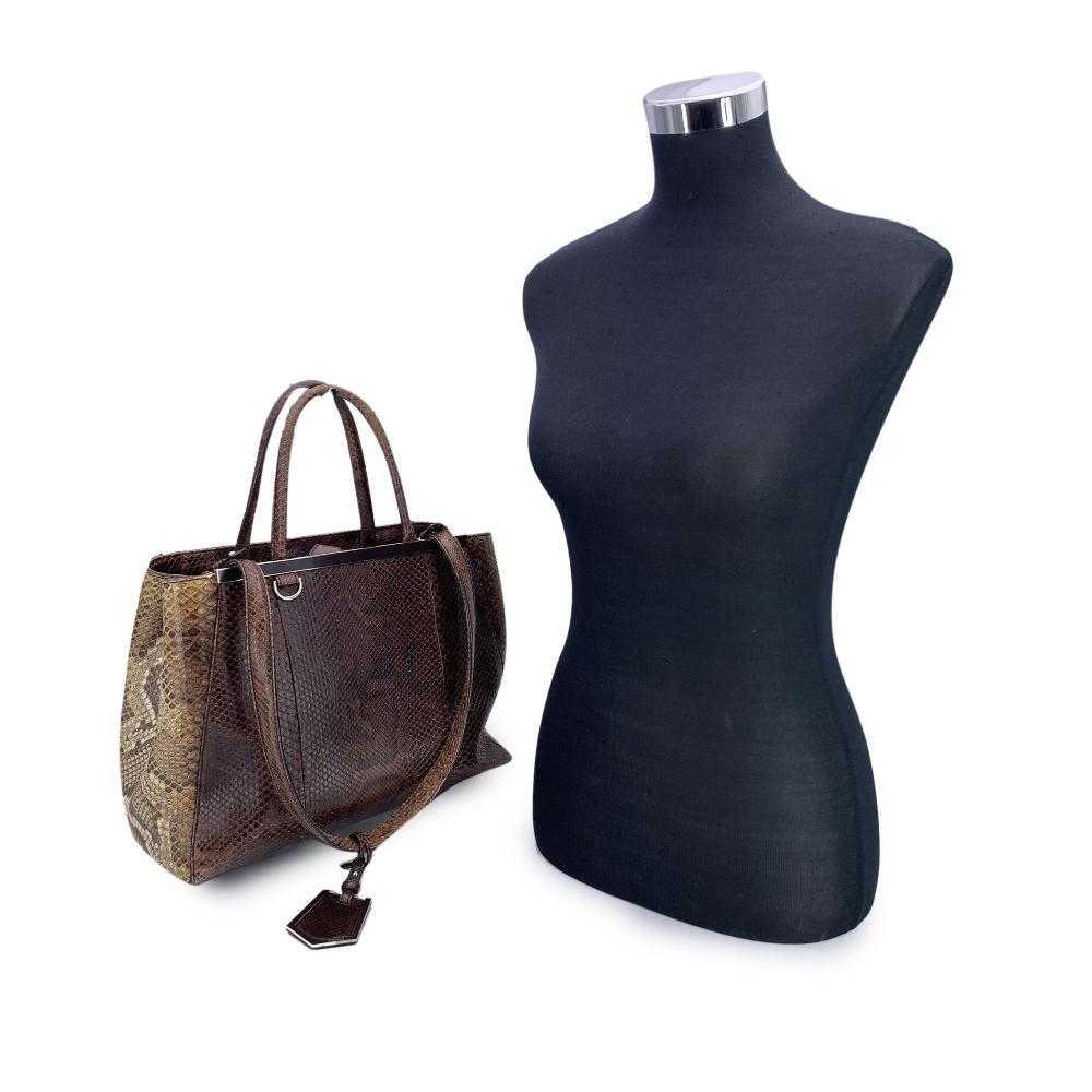Brown Leather Fendi Tote