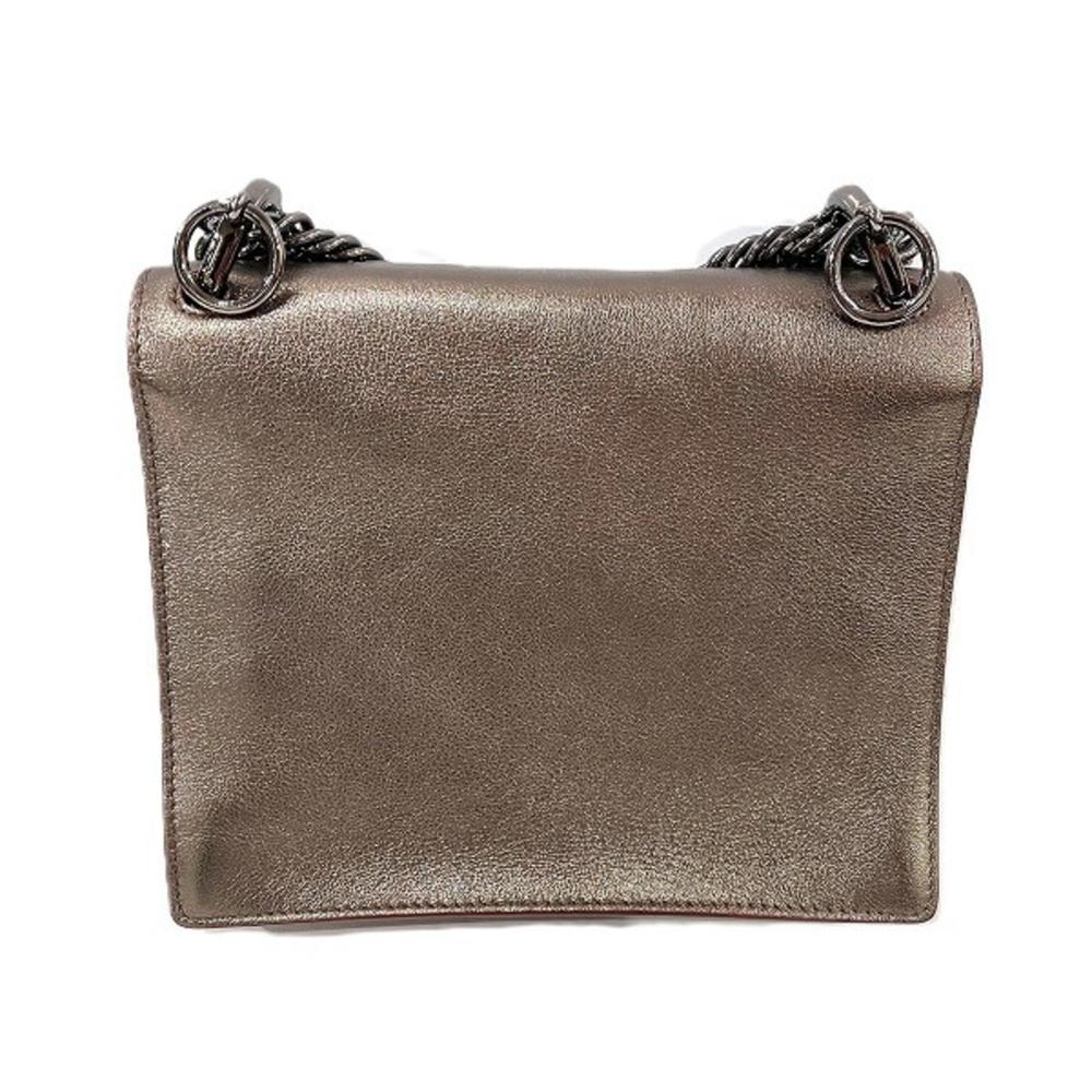 Brown Leather Fendi Crossbody Bag