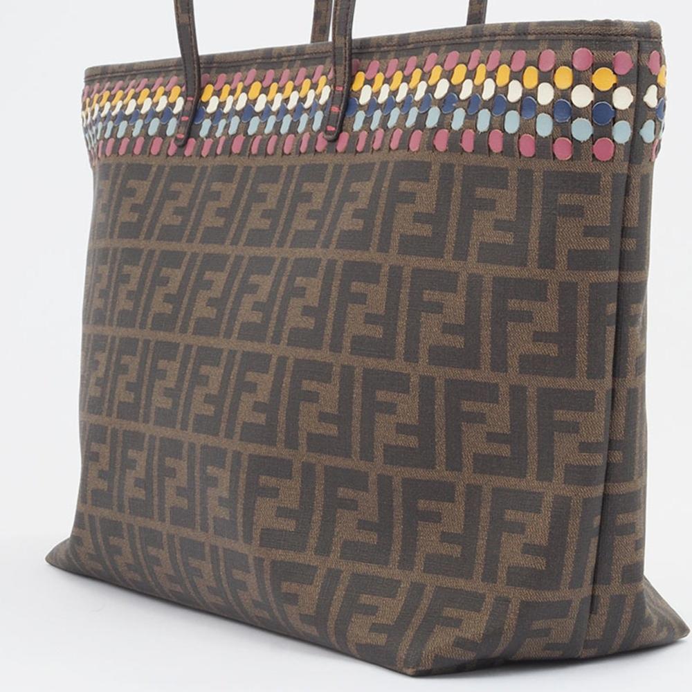 Brown Leather Fendi Tote