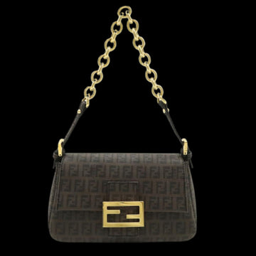 Brown Plastic Fendi Baguette Mamma