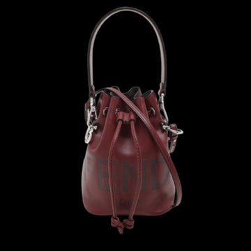 Burgundy Leather Fendi Mon Tresor