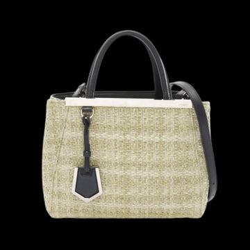 Green Fabric Fendi Handbag