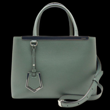 Green Leather Fendi Handbag