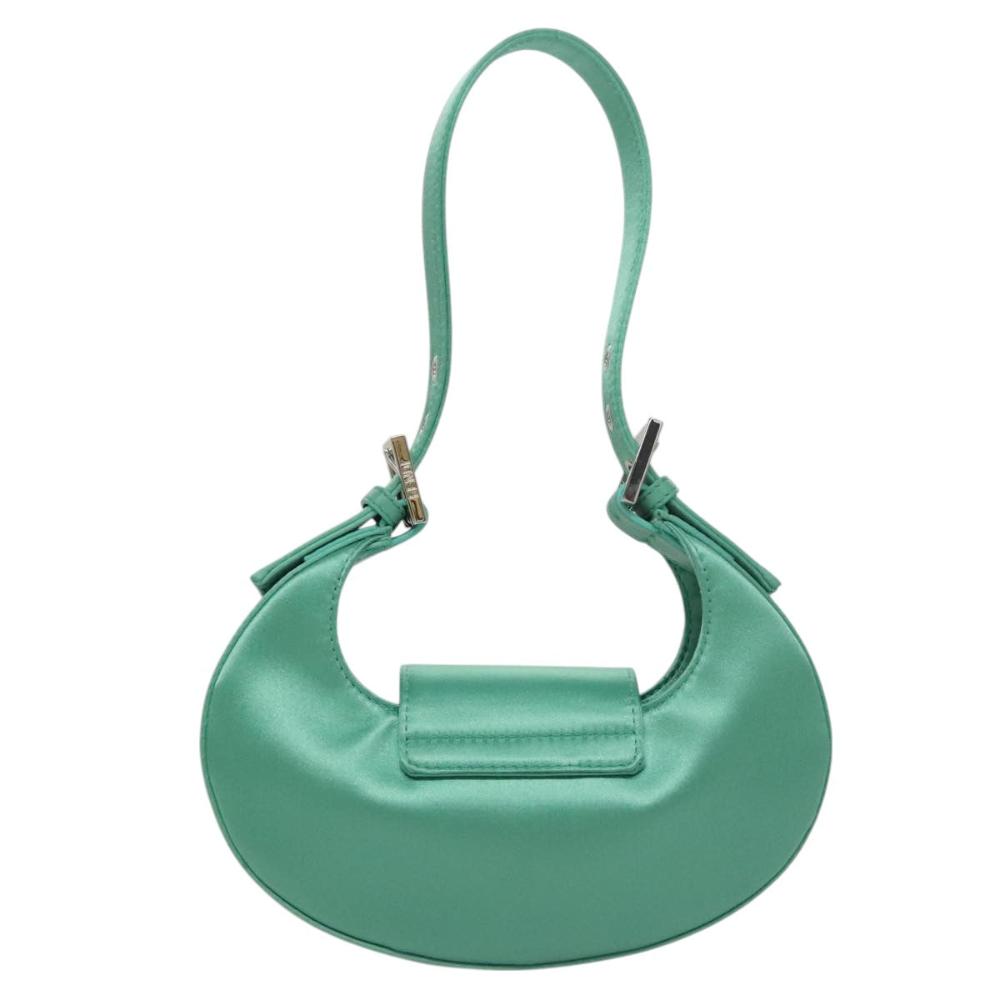 Green Leather Fendi Shoulder Bag